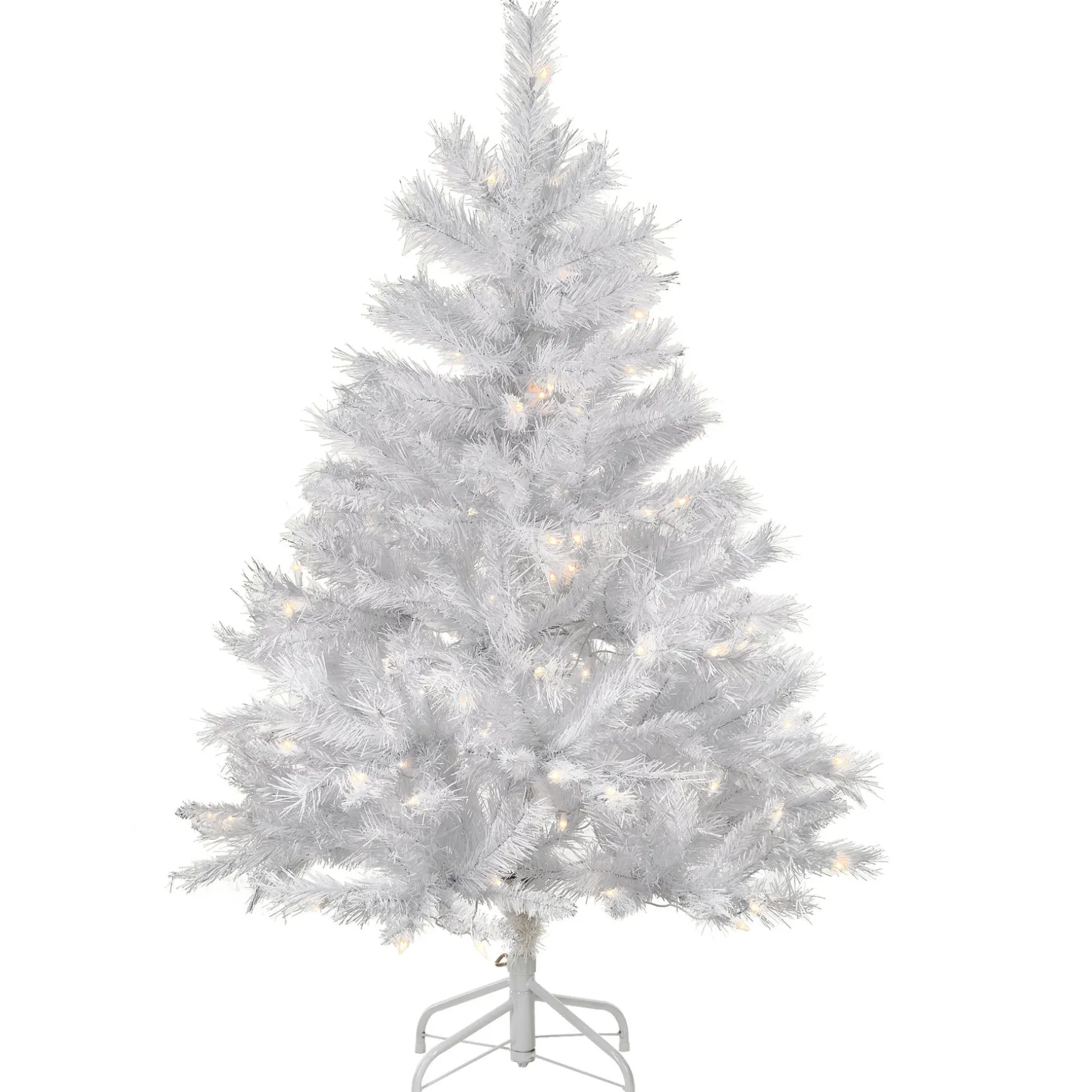 Best Sale National Tree Company 4.5 Ft. Winchester White Pine Tree With Clear Lights