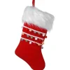 Discount National Tree Company 19" General Store Collection Red Velvet Stocking