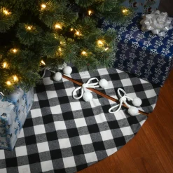 Store National Tree Company 48" General Store Collection Plaid Tree Skirt