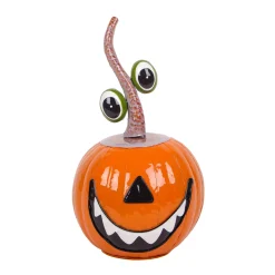 Clearance National Tree Company 15" Halloween Floating Eyes Metal Pumpkin Decoration