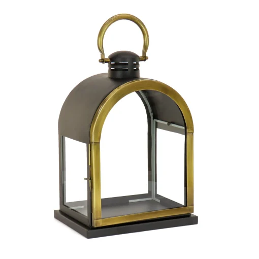 Sale National Tree Company 18" Hgtv Home Collection Antique Bronze Dome Lantern, Small