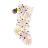 Best National Tree Company 20" Hgtv Home Collection Boho Snowflake Stocking