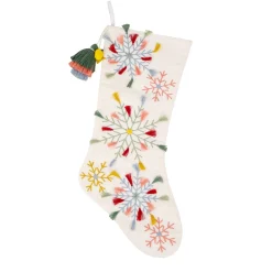 Best National Tree Company 20" Hgtv Home Collection Boho Snowflake Stocking