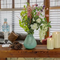 Clearance National Tree Company 9" Hgtv Home Collection Buried Vase, Turquoise
