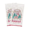 Best National Tree Company 18" Hgtv Home Collection Christmas Snow Globe Guest Towel Pair