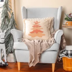 Outlet National Tree Company 18 Hgtv Home Collection Coastal Christmas Pillow