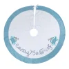 Online National Tree Company 52" Hgtv Home Collection Embroidered Coastal Colors Tree Skirt