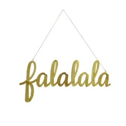 Flash Sale National Tree Company 19" Hgtv Home Collection Falalala Metal Wall Decoration