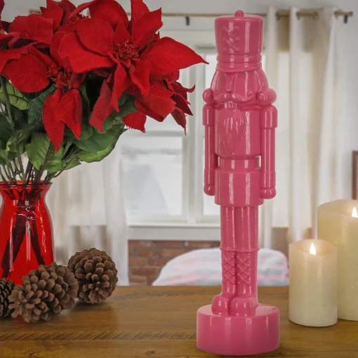 Outlet National Tree Company 18" Hgtv Home Collection Nutcracker Christmas Decor, Pink