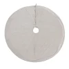 Online National Tree Company 60" Hgtv Home Collection Quilted Velvet Tree Skirt, Ivory