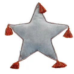 Discount National Tree Company 16" Hgtv Home Collection Star Shape Pillow, Light Blue