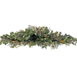Outlet National Tree Company 60" Hgtv Home Collection Swiss Chic Mantle Swag