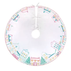 Flash Sale National Tree Company 52" Hgtv Home Collection Village Scene Tree Skirt