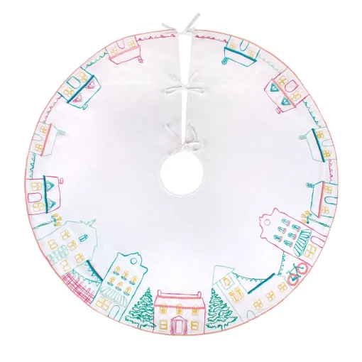 Flash Sale National Tree Company 52" Hgtv Home Collection Village Scene Tree Skirt