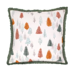 Online National Tree Company 18" Hgtv Home Collection Whimsical Forest Christmas Pillow