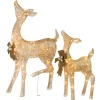 Discount National Tree Company 38 In. And 28 In. Pre-Lit Fawn With Doe Decoration