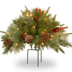Flash Sale National Tree Company 18 In. Colonial Urn Filler With Battery Operated Warm White Led Lights