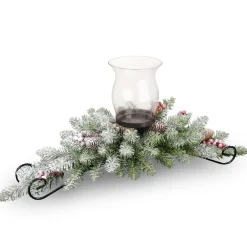 Discount National Tree Company 30 In Dunhill(R) Fir Centerpiece And Candle Holder