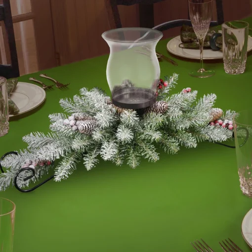 Discount National Tree Company 30 In Dunhill(R) Fir Centerpiece And Candle Holder