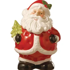 Clearance National Tree Company 10 In. Santa Claus Cookie Jar