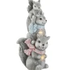 Shop National Tree Company 19" Led Squirrel Trio Fuguerine