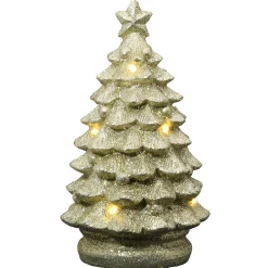 Shop National Tree Company 10" Lighted Gold Christmas Tree Decor