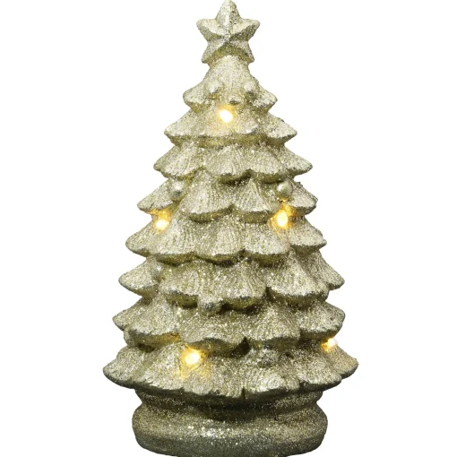 Shop National Tree Company 10" Lighted Gold Christmas Tree Decor