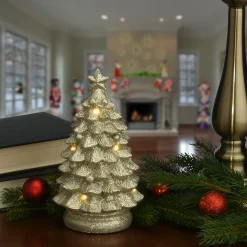 Shop National Tree Company 10" Lighted Gold Christmas Tree Decor