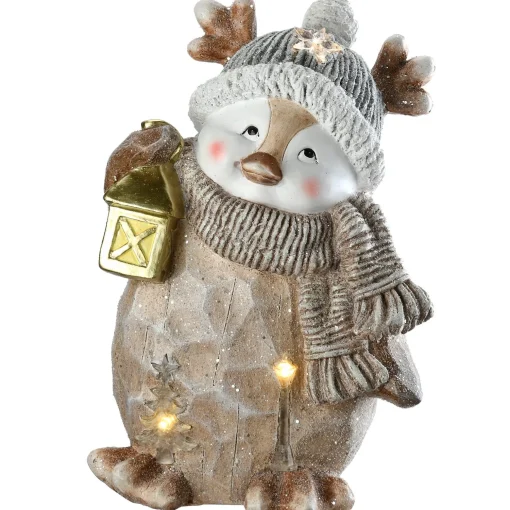 Online National Tree Company 16" Lighted Penguin Figurine