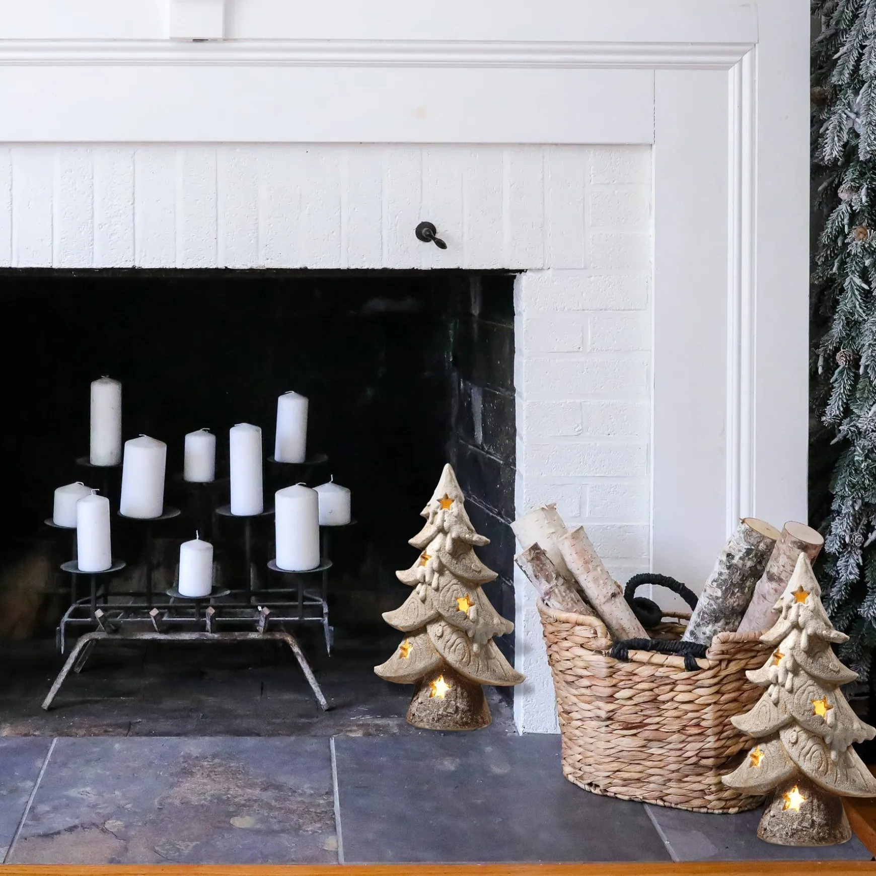 Clearance National Tree Company 17" Lighted Tree Decor Piece