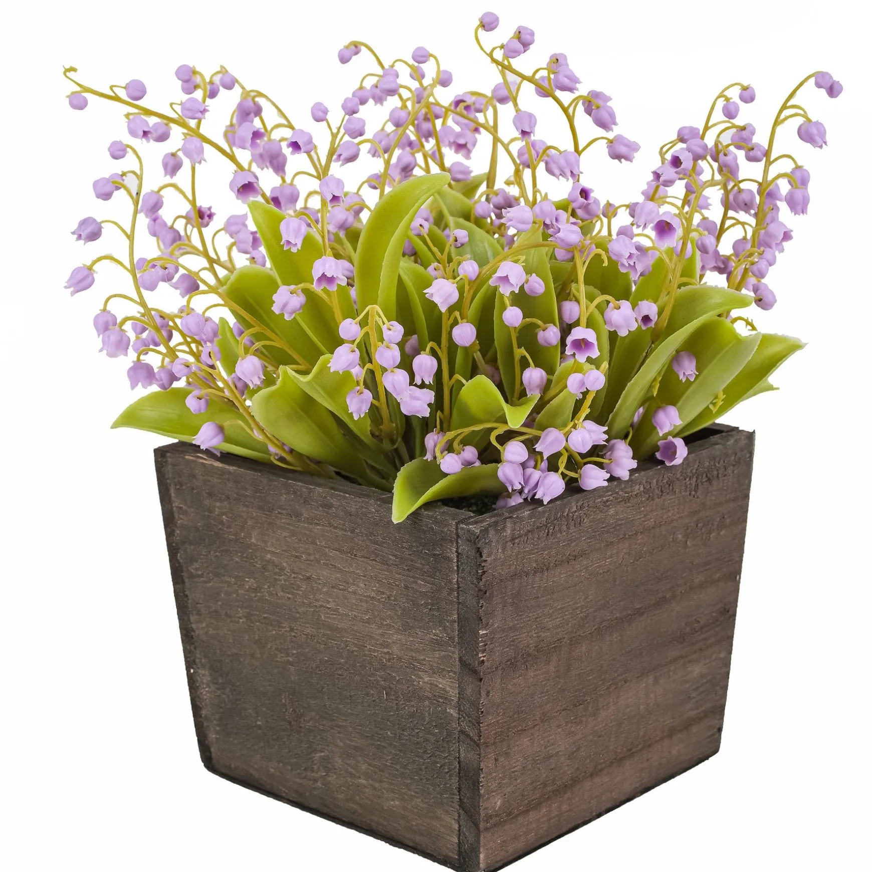 Best Sale National Tree Company 10" Mauve Lily-Of-The-Valley Flowers In Wood Box