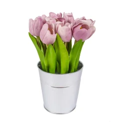 9" Mauve Tulip Bouquet^National Tree Company Hot