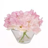 8" Mixed Mauve Hydrangea Bouquet In Glass Vase^National Tree Company Outlet