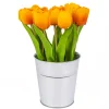 9" Orange Tulip Bouquet^National Tree Company Cheap