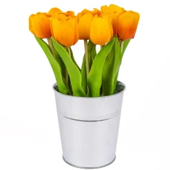 9" Orange Tulip Bouquet^National Tree Company Cheap