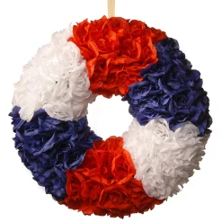 Outlet National Tree Company 18" Patriotic Rose Wreath