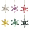 Cheap National Tree Company 6 Piece Hgtv Home Collection Beaded Snowflake Ornaments