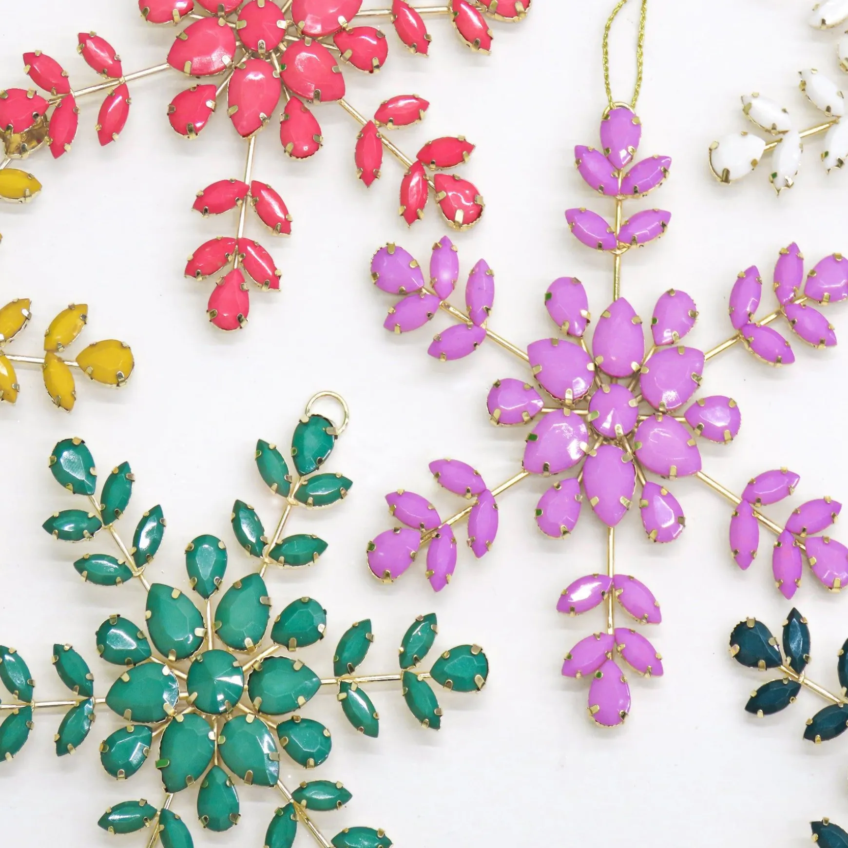 Cheap National Tree Company 6 Piece Hgtv Home Collection Beaded Snowflake Ornaments