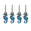 Fashion National Tree Company 4 Piece Hgtv Home Collection Teal Seahorse Ornaments