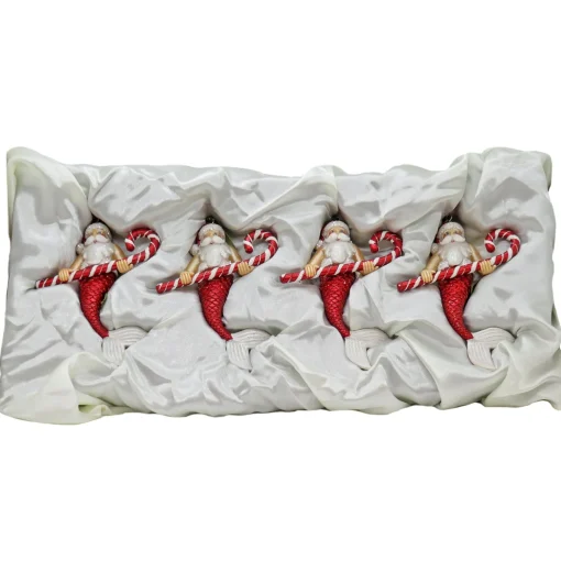 Sale National Tree Company 4 Piece Hgtv Home Collection Santa Merman Ornaments
