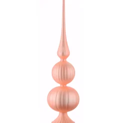 Flash Sale National Tree Company 15" Pink Glass Christmas Tree Topper