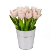 Cheap National Tree Company 9" Pink Tulip Bouquet In Metal Pot
