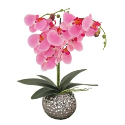 21" Potted Pink Orchid Flower^National Tree Company Sale