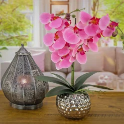 Cheap National Tree Company 21" Potted Pink Orchid Flower