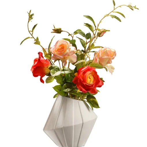 22" Potted Rose Flowers^National Tree Company Shop