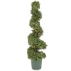 44" Pre-Lit Artificial Boxwood Spiral Topiary^National Tree Company Best Sale