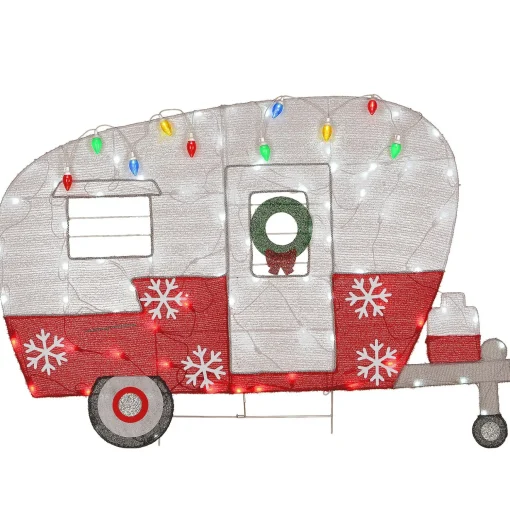 Clearance National Tree Company 32" Pre-Lit Christmas Camper