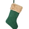 Clearance National Tree Company 19" Rural Homestead Collection Quilted Stocking