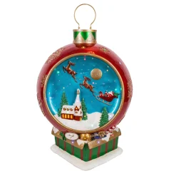 Sale National Tree Company 34" Santas Sleigh Ornament With Multicolor Lights And Music