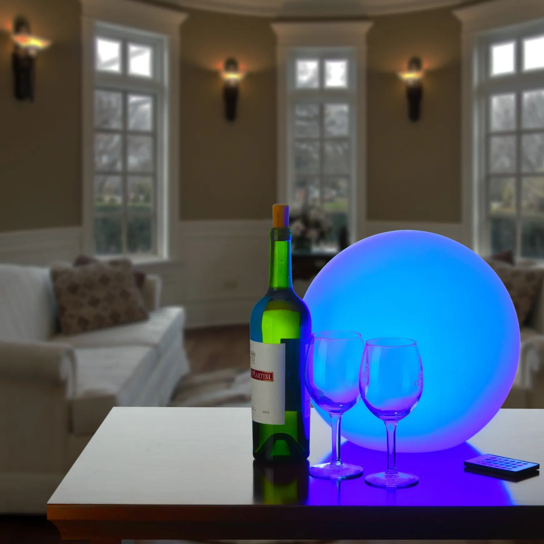 Cheap National Tree Company 12" Sealed Orb With Color Changing Led Lights, Remote Control